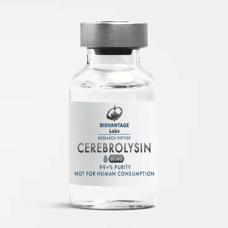 Biovantage Labs Cerebrolysin research peptide vial, 99+% purity, lyophilized, Canada